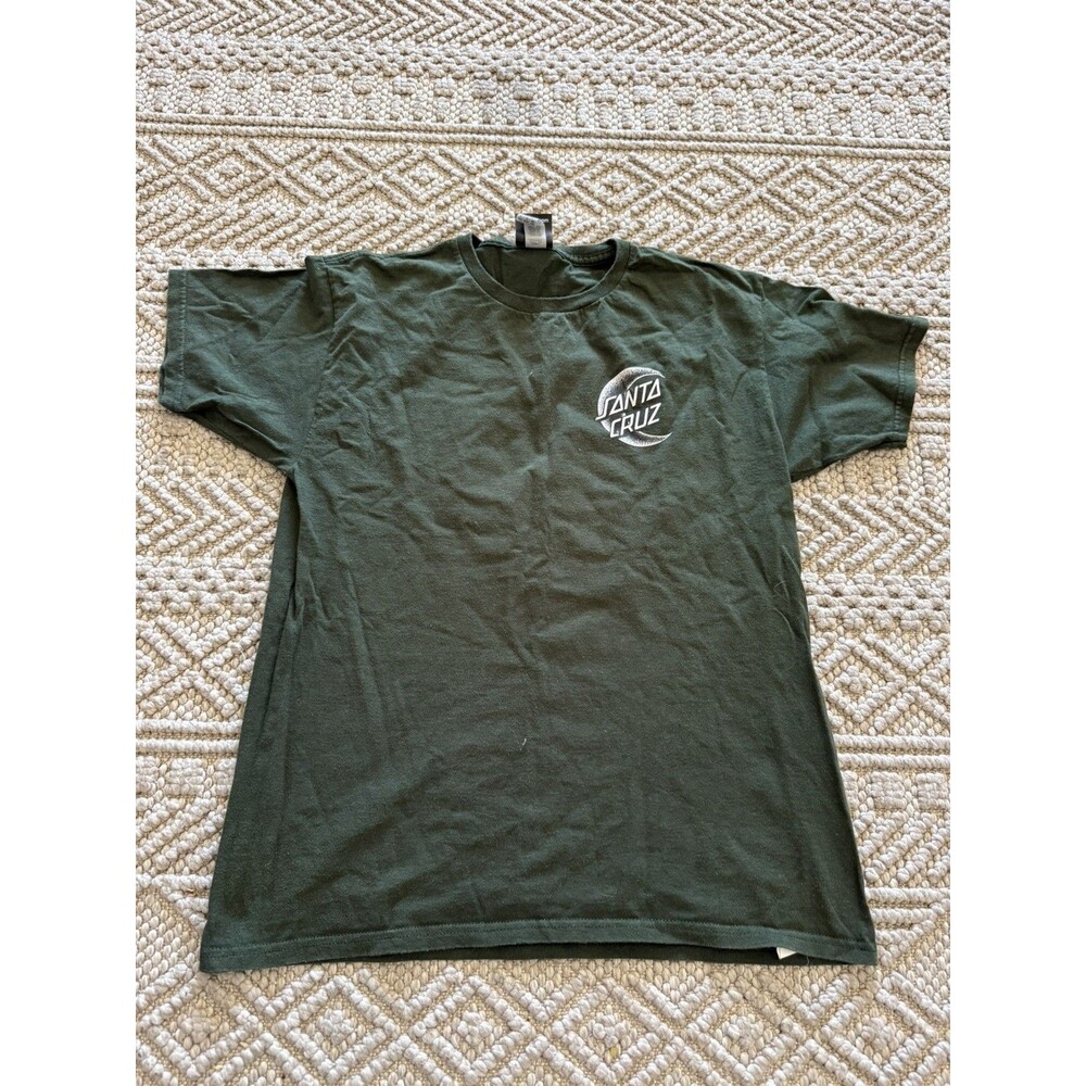 Santa Cruz Screaming Hand Graphic T-Shirt Green XL Youth